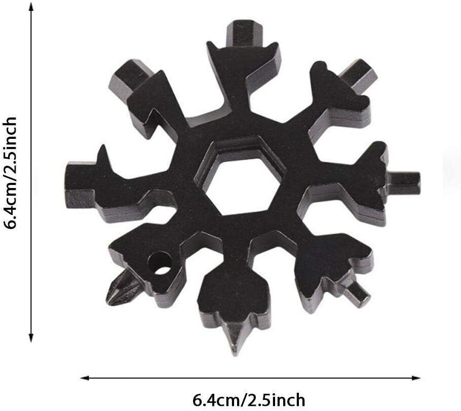 18 In 1 snowflake multitool stainless steel bicycle multifunctional tool