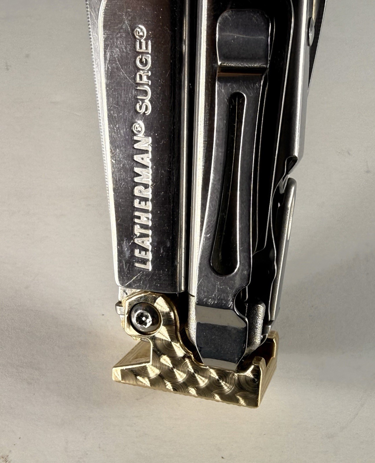 For Leatherman Surge, BRASS Hammer Head,SPECIAL EDITION,tactical,military