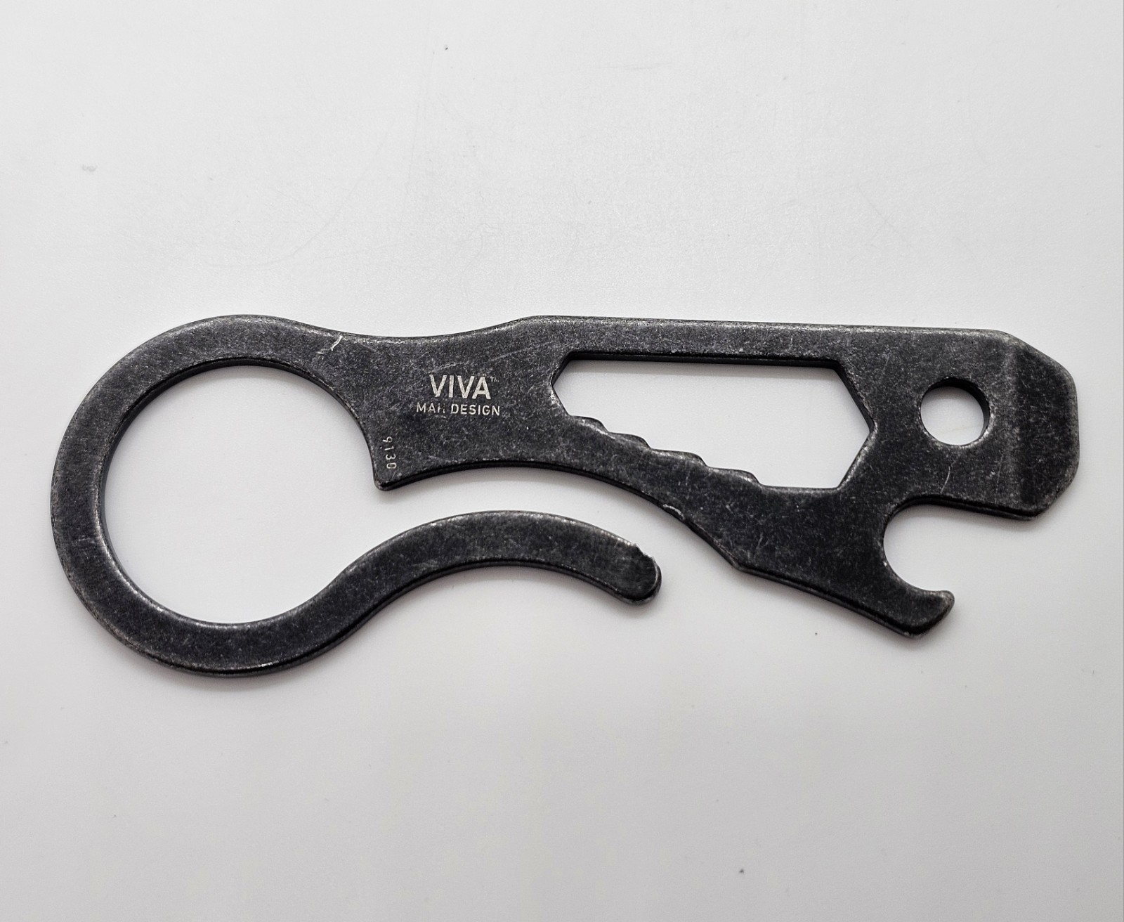 CRKT VIVA Multi-Tool and Bottle Opener Model 9130 Metal Flat Prybar Screwdriver