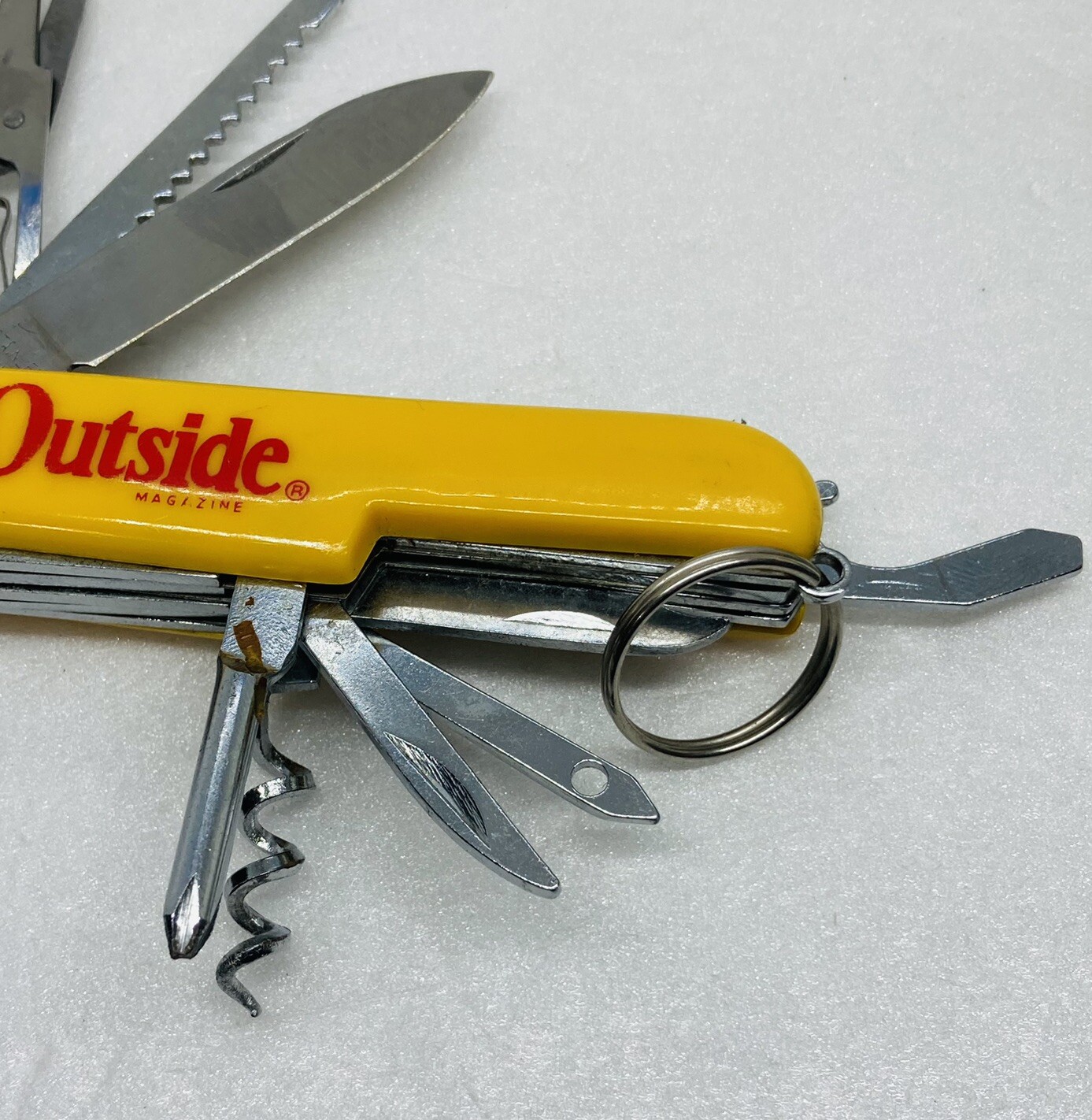 Vintage Outside Magazine Advertise Pocket Multitool 11 In 1 Stainless Steel O