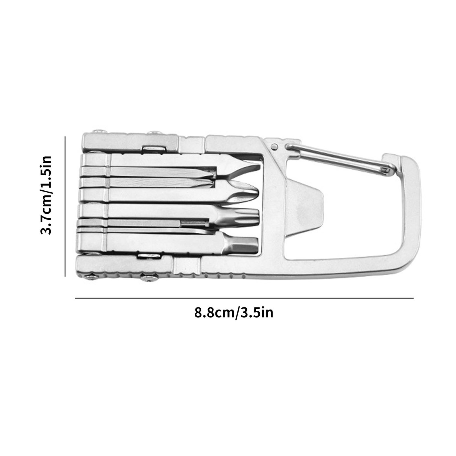 Multitool Keychain Screwdriver 12 In 1 For Outdoor Activities