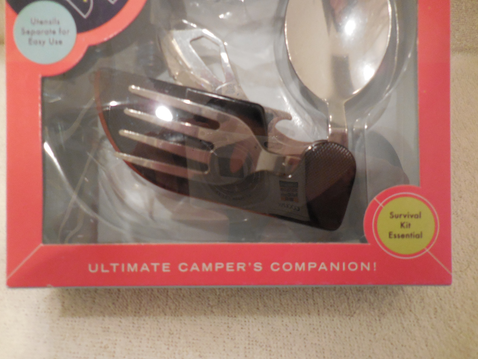 ULTIMATE CAMPER’S TOOL ALL-IN-ONE Spoon, Fork, Knife Bottle Opener CAMPING SURVI
