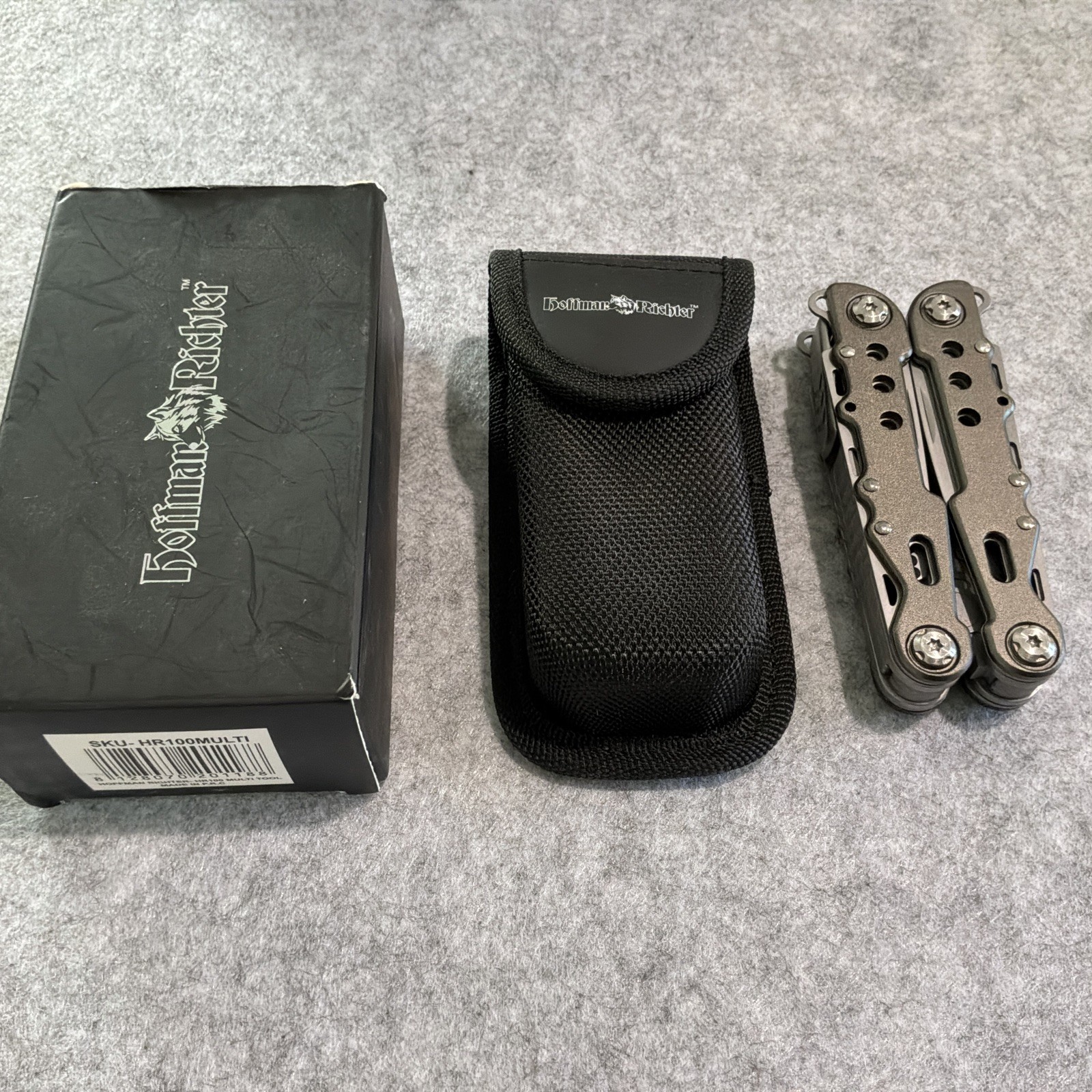 Hoffman Richter HR100 Multi Tool W/ Nylon Pouch Hunting Fishing New Box