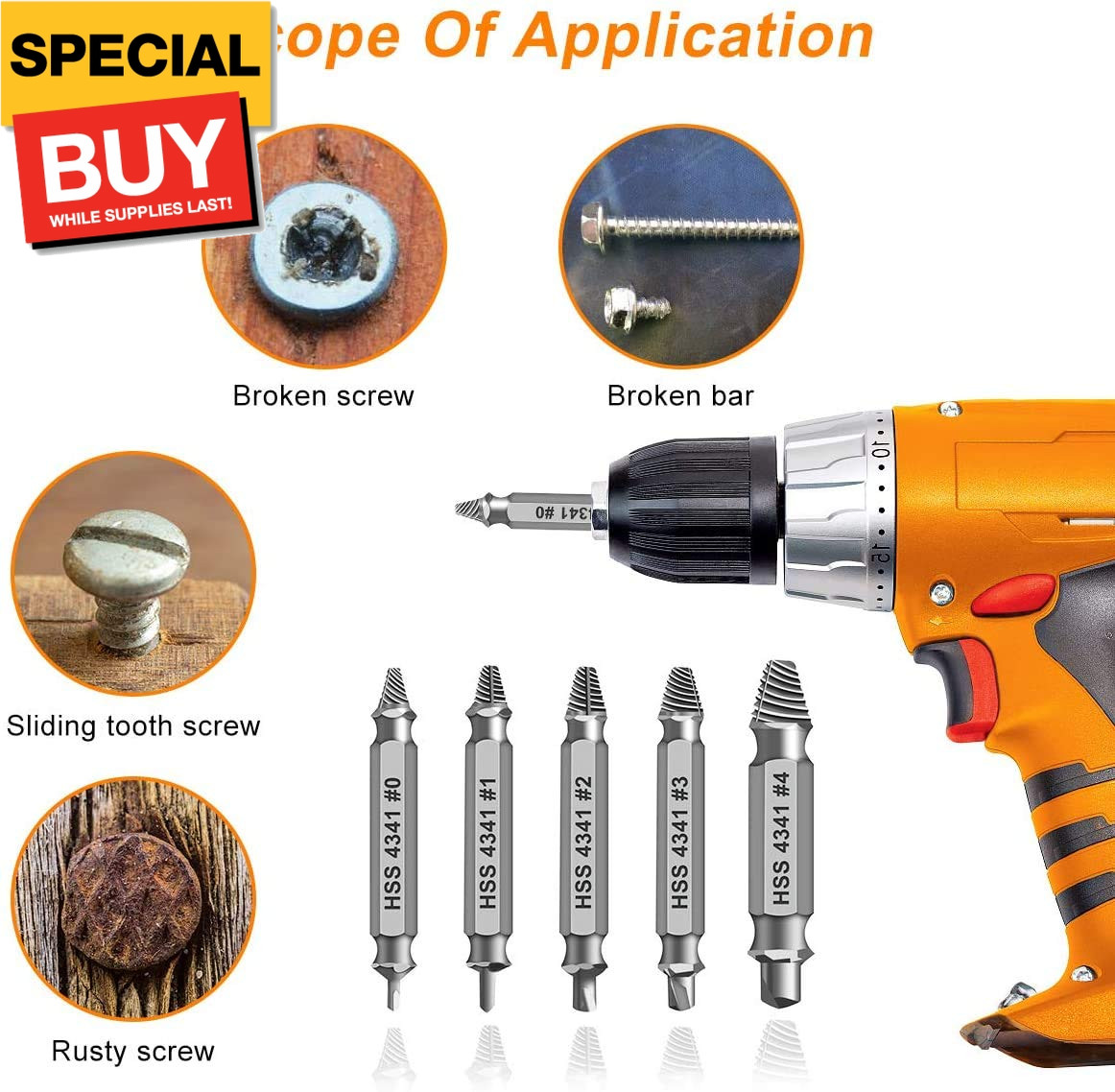 Gifts for Men,Damaged Screw Extractor Set-Christmas Stocking Stuffers for Adults