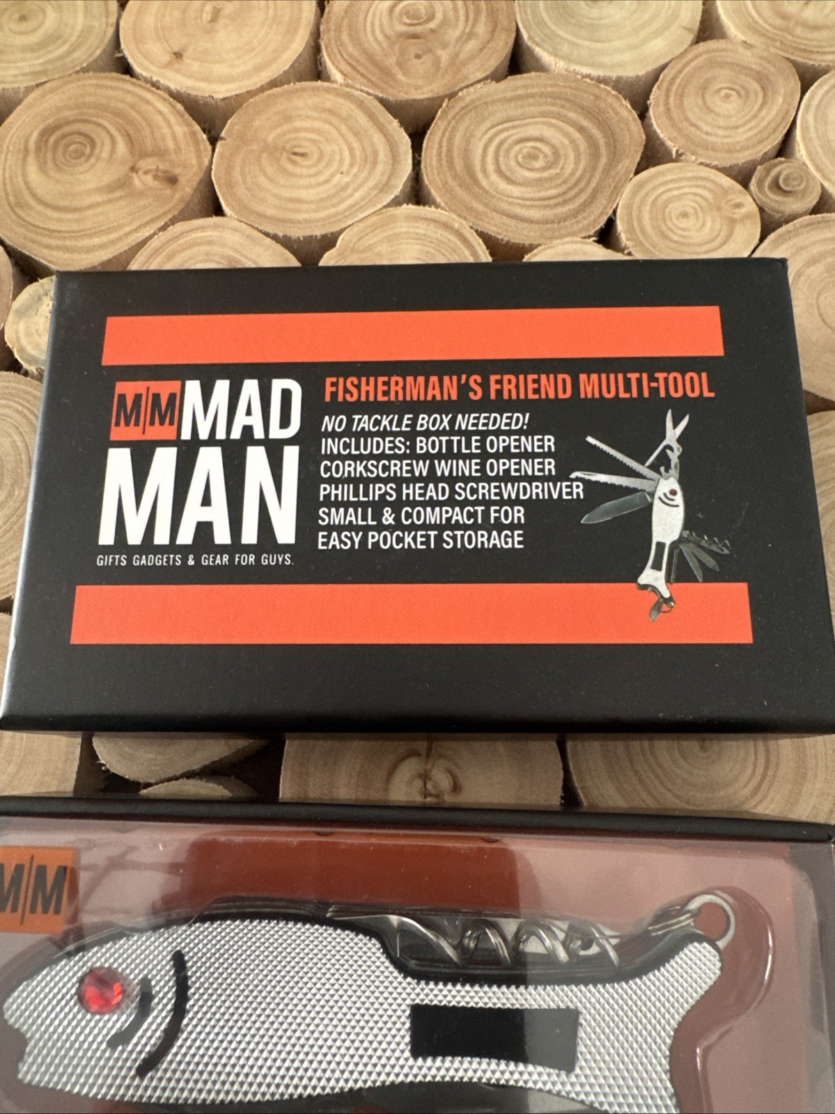 MAD MAN Fisherman’s Friend Multi-Function Pocket Tool Father’s Day Gift #7139-41
