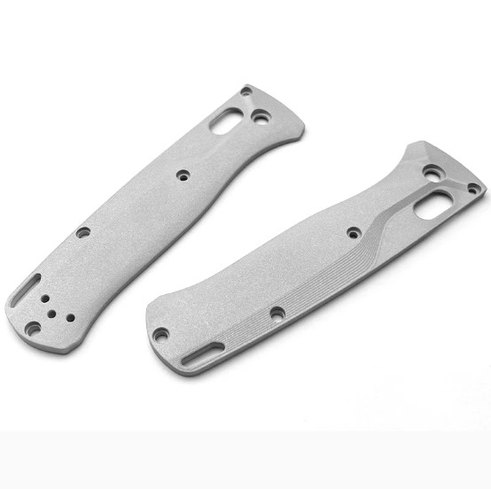 1Pair Aluminium Alloy Handle Patch for Benchmade Bugout 535 Cross Striation