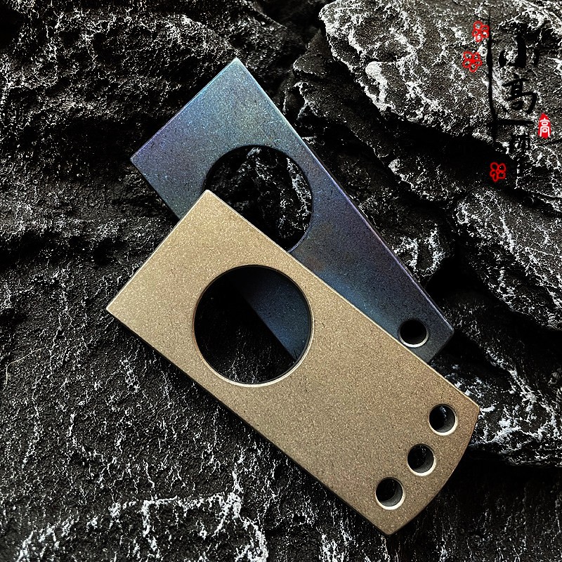 TC4 Titanium EDC Multi Tool Card with Pry Bar and Window Breaker