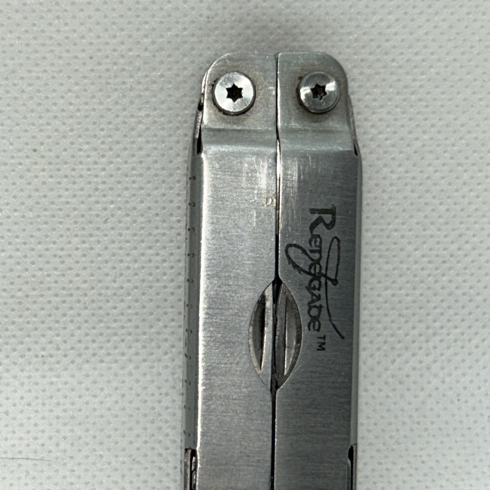 Renegade Multi-Tool Stainless Steel Extra Thin Pliers Ruler Fishing Camping EDC