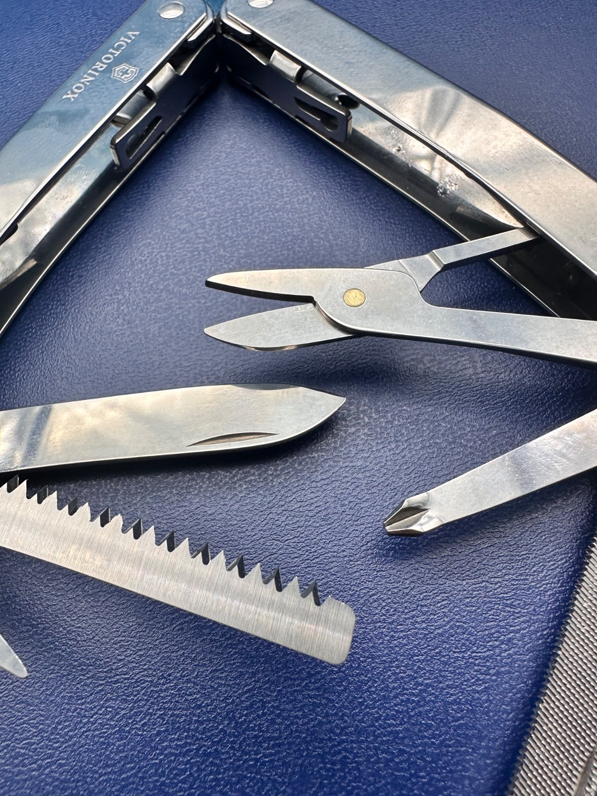 Victorinox Swiss Tool Spirit MX Multitool , Leder Etui , vintage