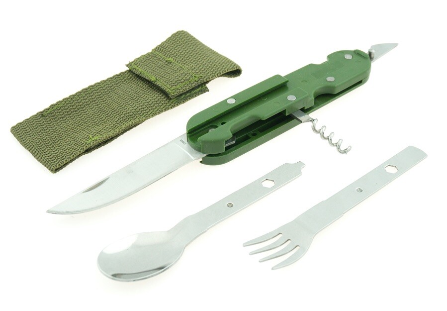6-IN-1 Camping Multi-Tools with Carrying Case