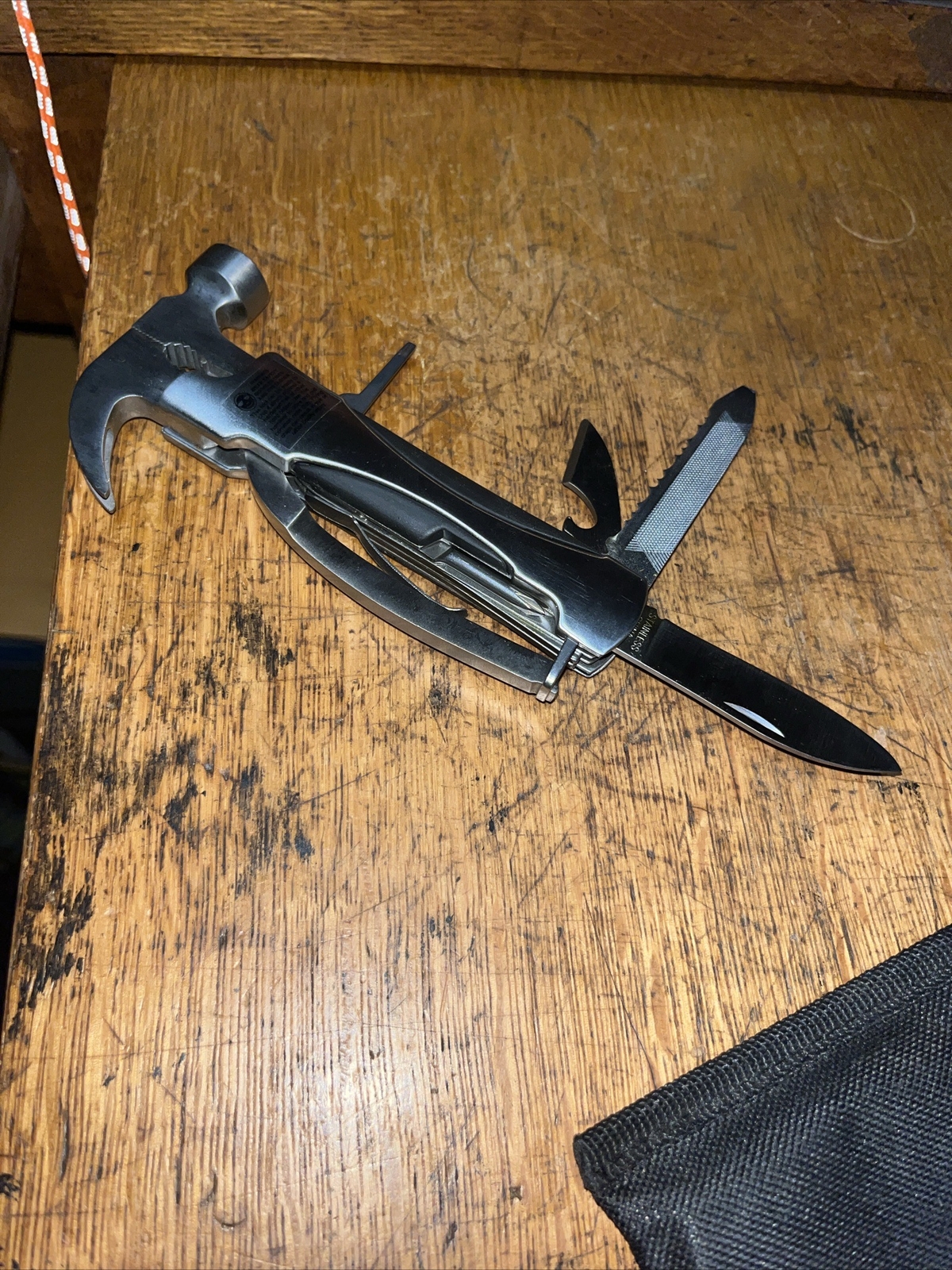 Multifunctional Pliers Multitool Claw Hammer Stainless Steel Tool With Nylon She