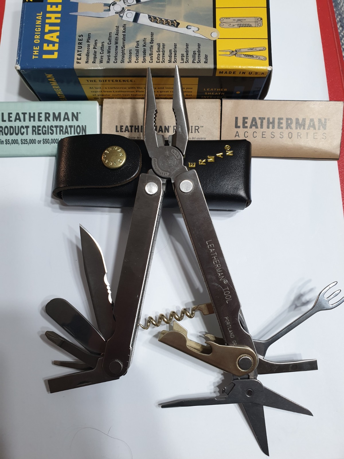 🔥🔥🔥 Leatherman Flair Rare Retired Multi Tool Collectable New In Box