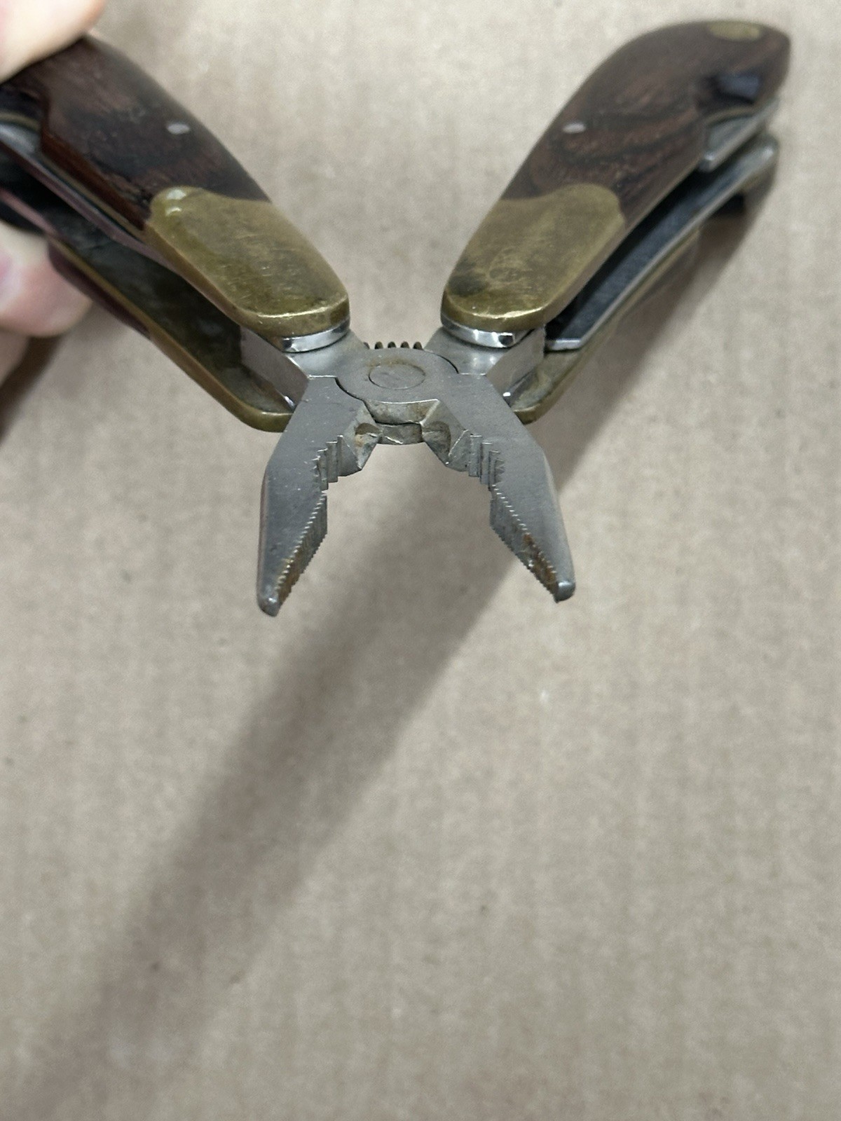 HUSKY 25 Years 25th Anniversary Limited Edition Multi-Tool Brass Wood vintage