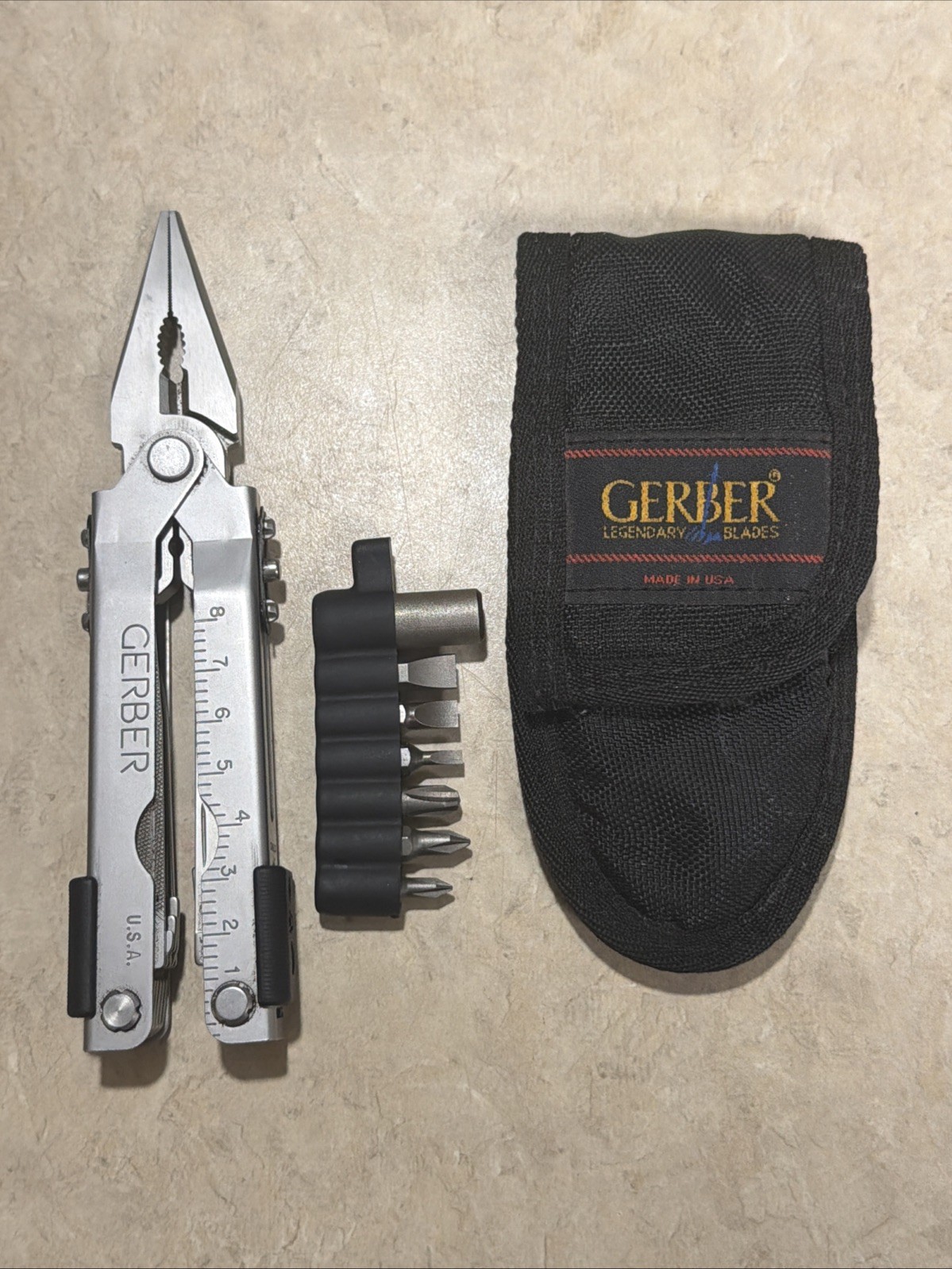 Vintage Gerber Multi Tool Multi-Lock Tool Kit Simonds USA Gerber USA