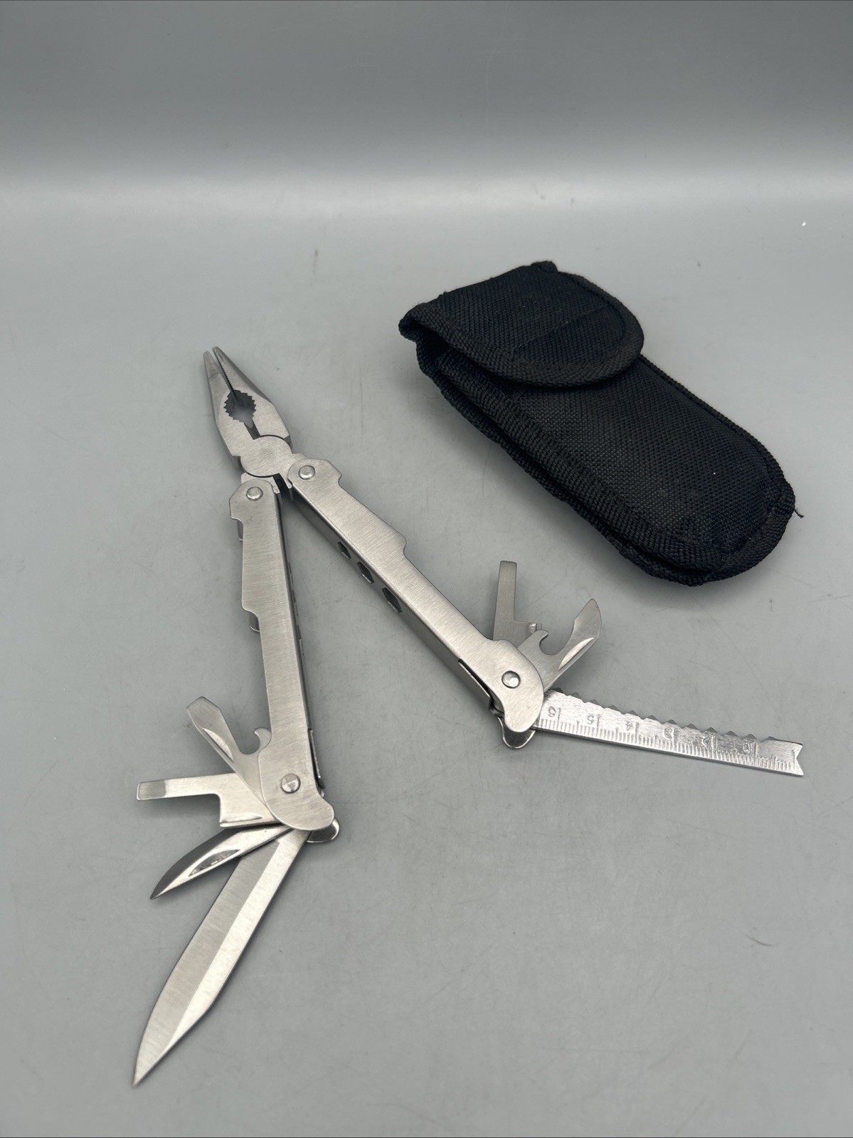 Stainless Steel Multi-Purpose / Survival Tool In Case