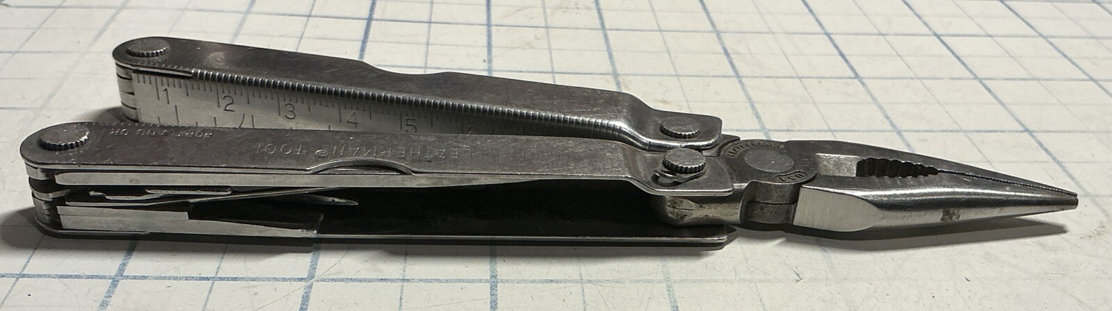 Vintage Original Leatherman Multi Tool Portland OR Leather Sheath USA