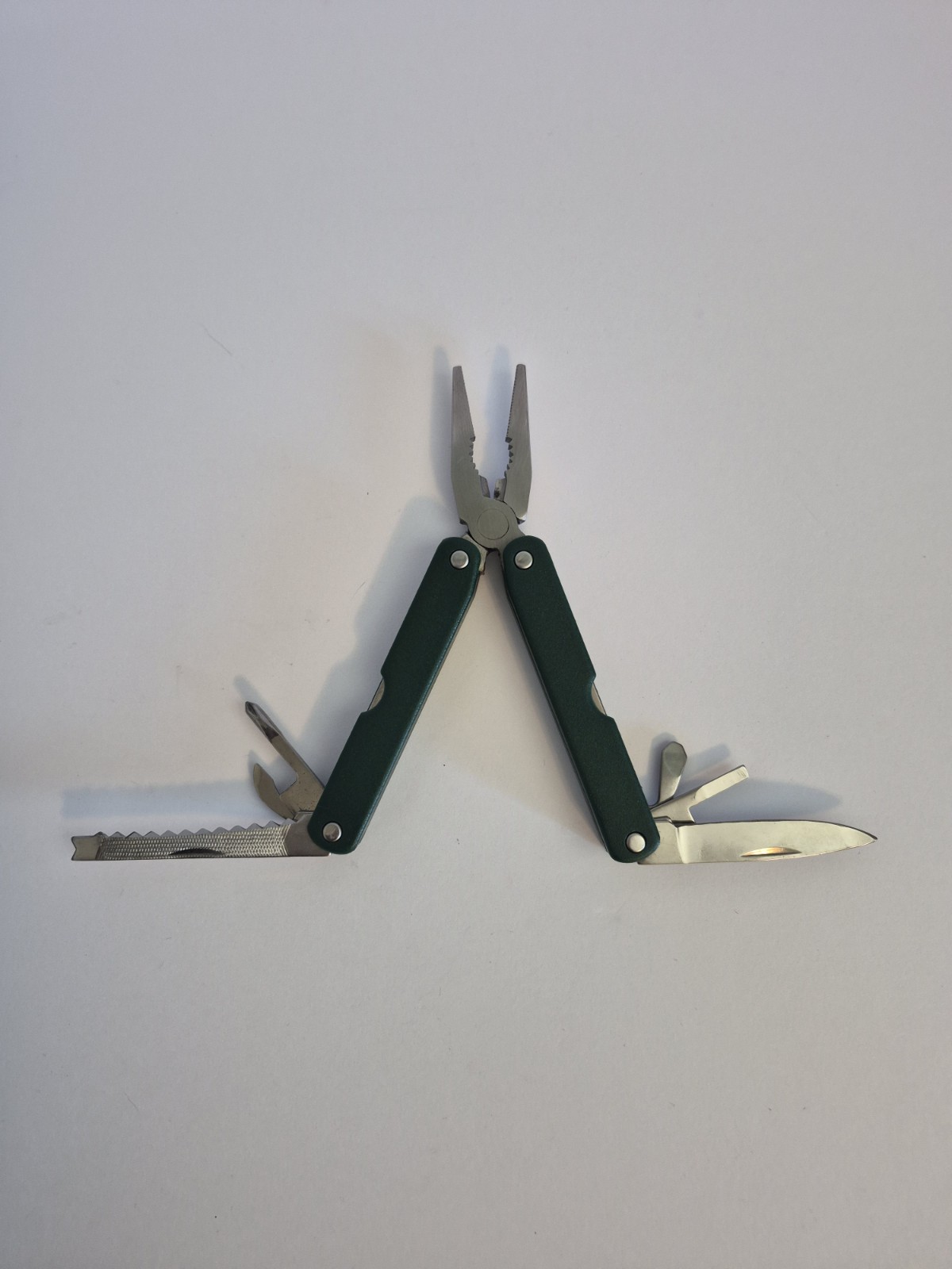 Stainless Steel Green Multi-Tool Utility Camping Hiking