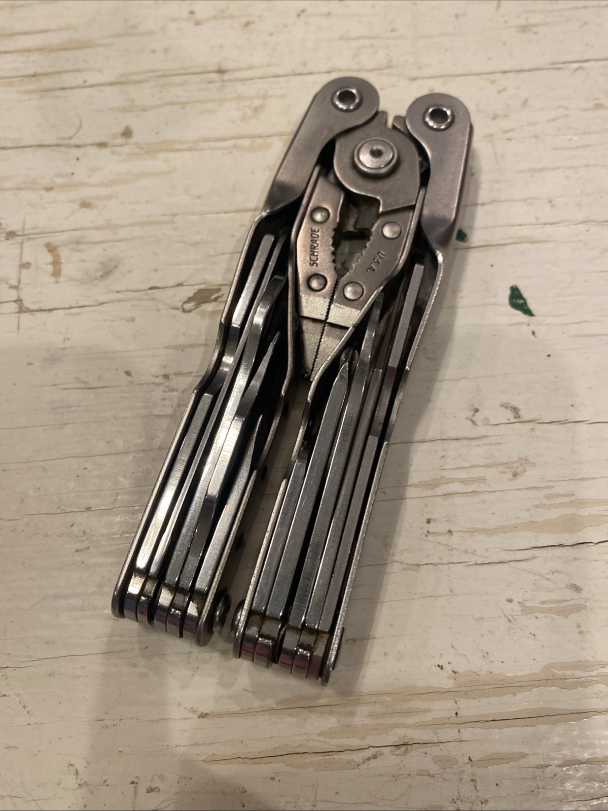 Vintage Schrade Tough Multi-Tool USA Knife Butterfly Pat Pend READ