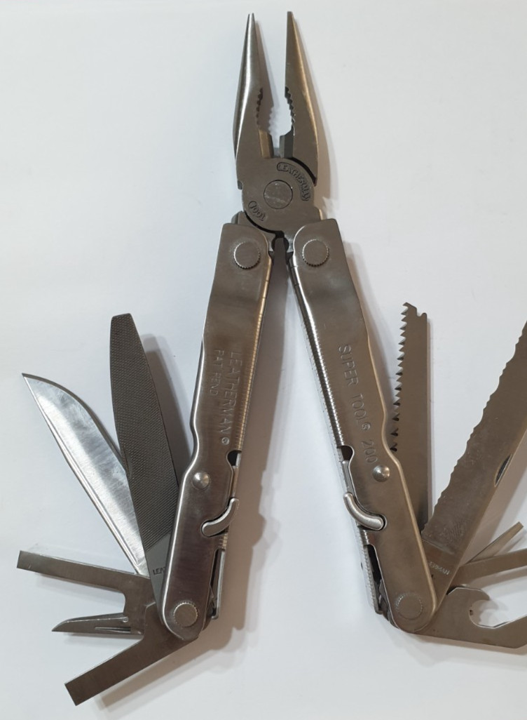 🔥🔥🔥 Leatherman Super Tool 200 & Pulse Set Unique Locks Rare Not Used