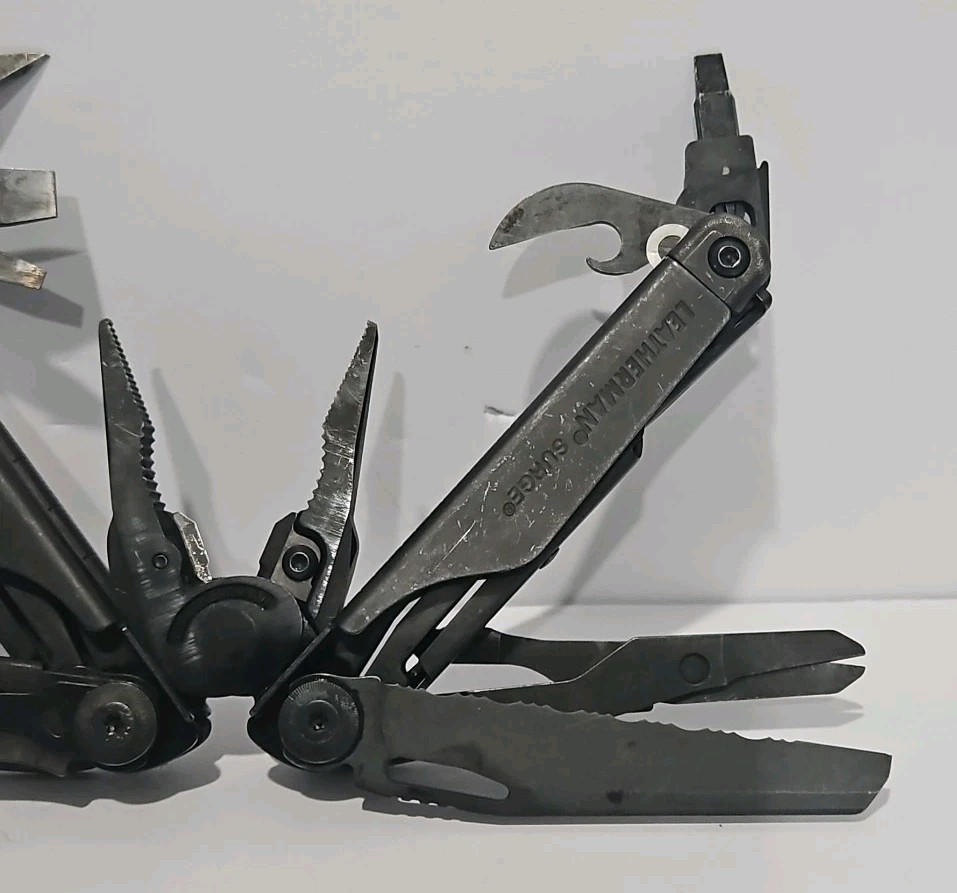 Leatherman Surge Black Oxide multi-tool! Rare US Navy Issued!