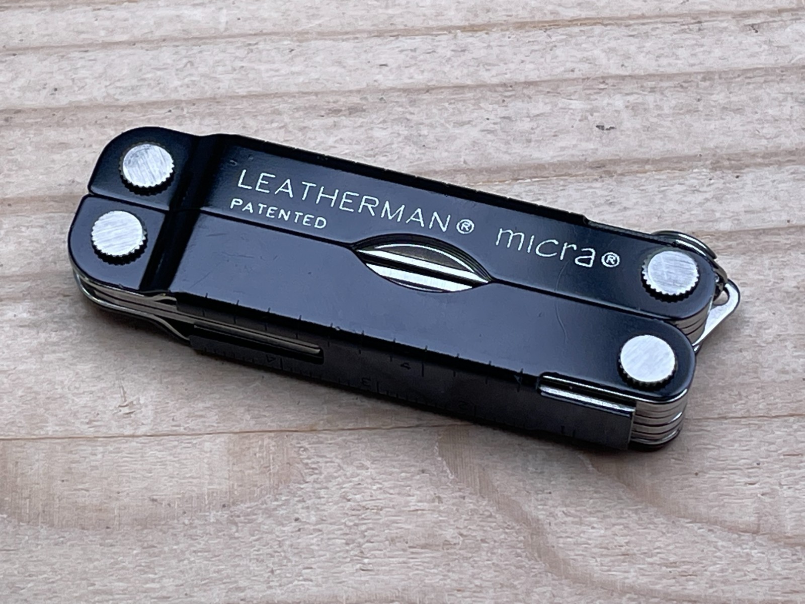 Leatherman Micra Black Anodized Aluminum Multi-tool Knife W/AUDI Logo 11/08