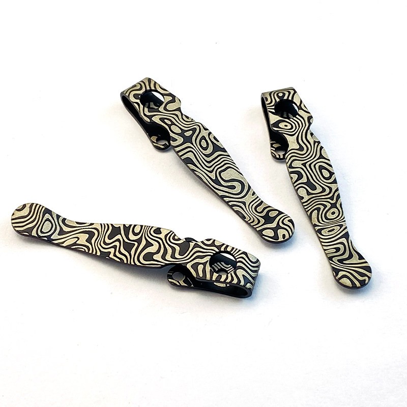 1PC. TC4 Deep Carry Pocket Clip for Spyderco C229 Shaman 7 Colors