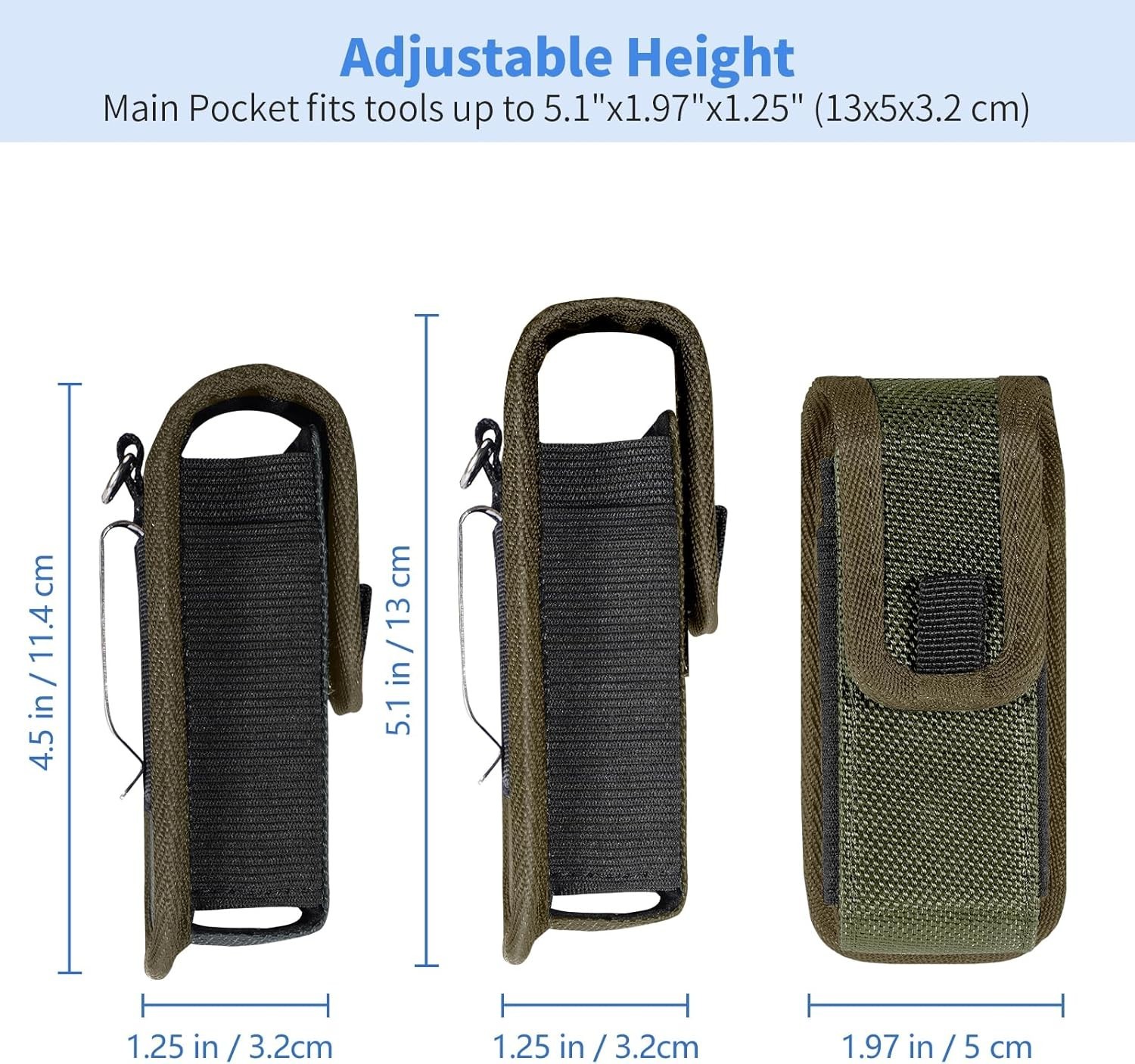 Multitool Sheath EDC Pouch Compatible with Leatherman Wave plus Wingman Surge Re