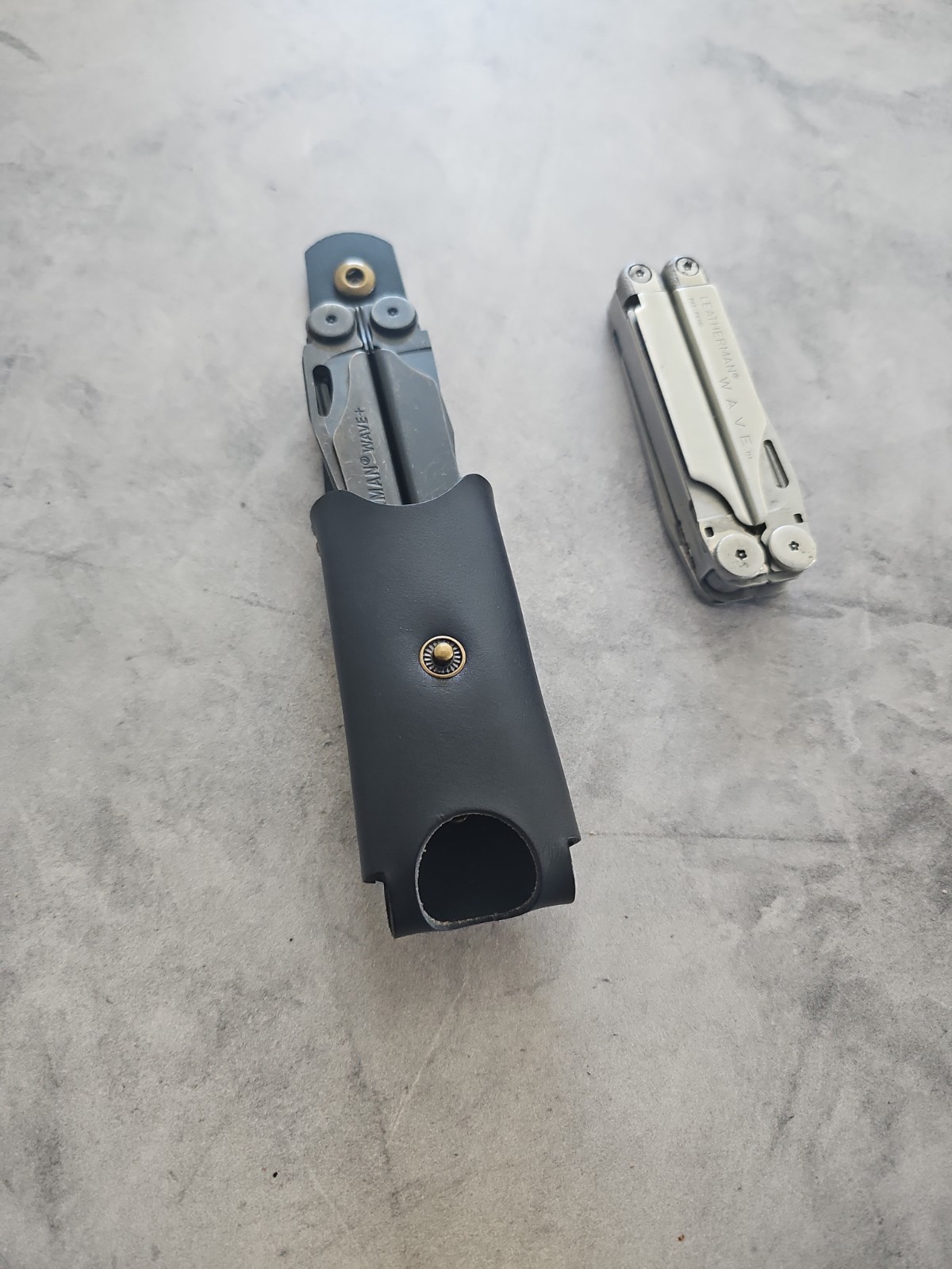 Leatherman wave Or Wave+ leather sheath handmade. Sheath only.