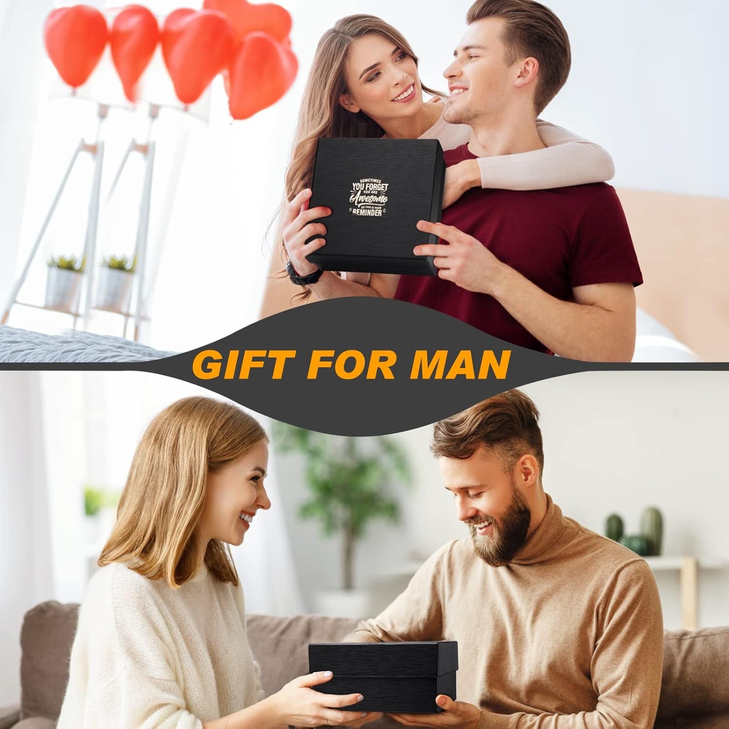 Gifts for Men – 6-in-1 Gift Set with Stainless Steel Tumbler,Multi-Tool Knife,LE