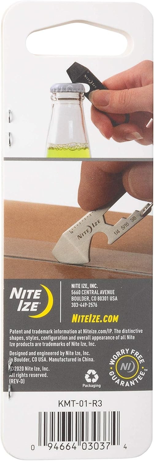 Nite Ize DoohicKey Keychain Multi Tool Stainless Steel 5 in 1 Carabiner