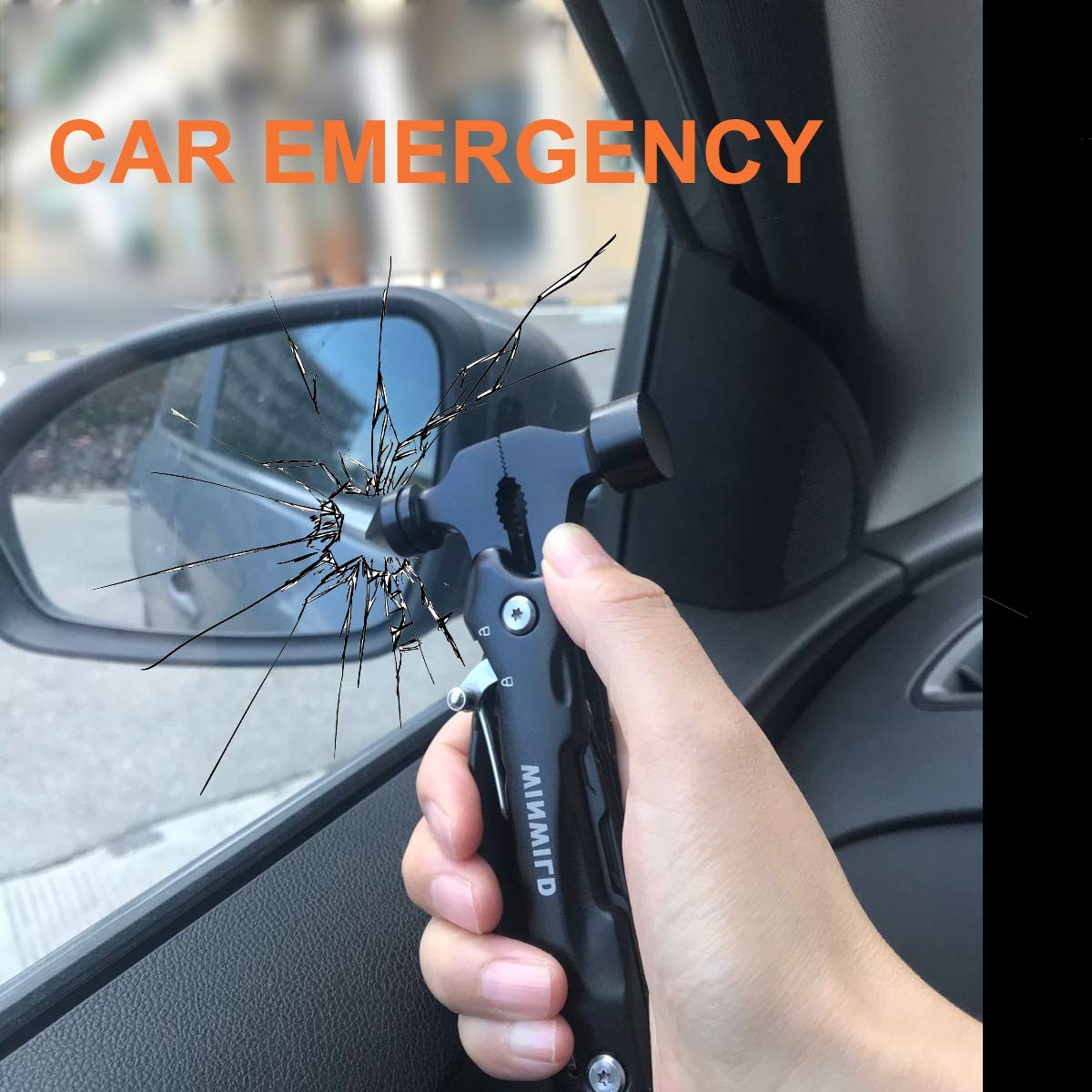 MultiTool Mini Emergency Hammer, Unique Christmas Gifts for Dad Men Women,…