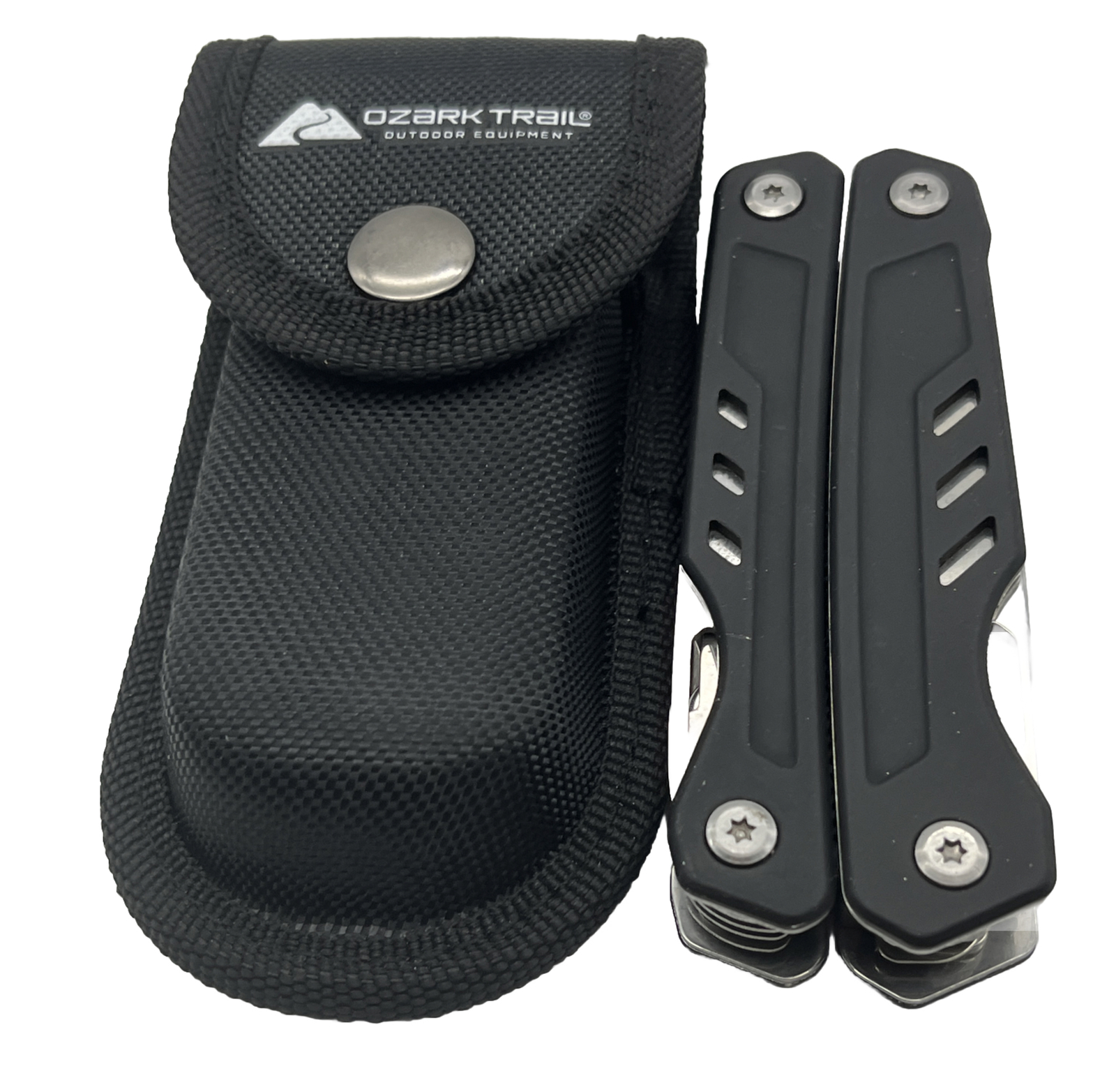 Ozark Trail Multi-Tool Pocket Knife Piers Saw Screwdriver W/Shealth Camping