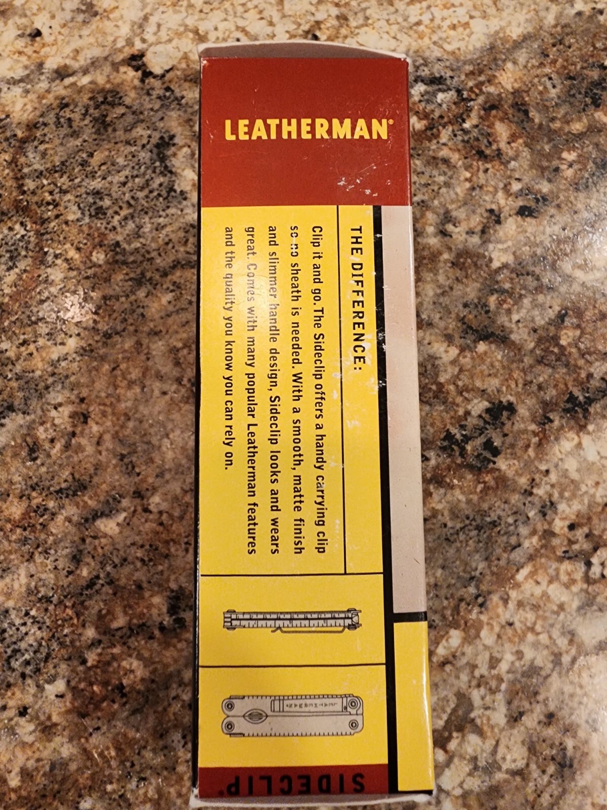 Vintage Original Leatherman Sideclip With GMC On One Side In Original Box