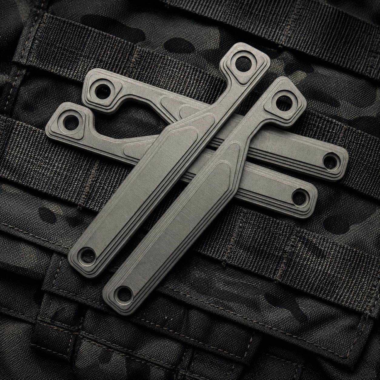 Titanium Scale Plates For Leatherman Wave Alpha Multitool Handle Overlay Mod