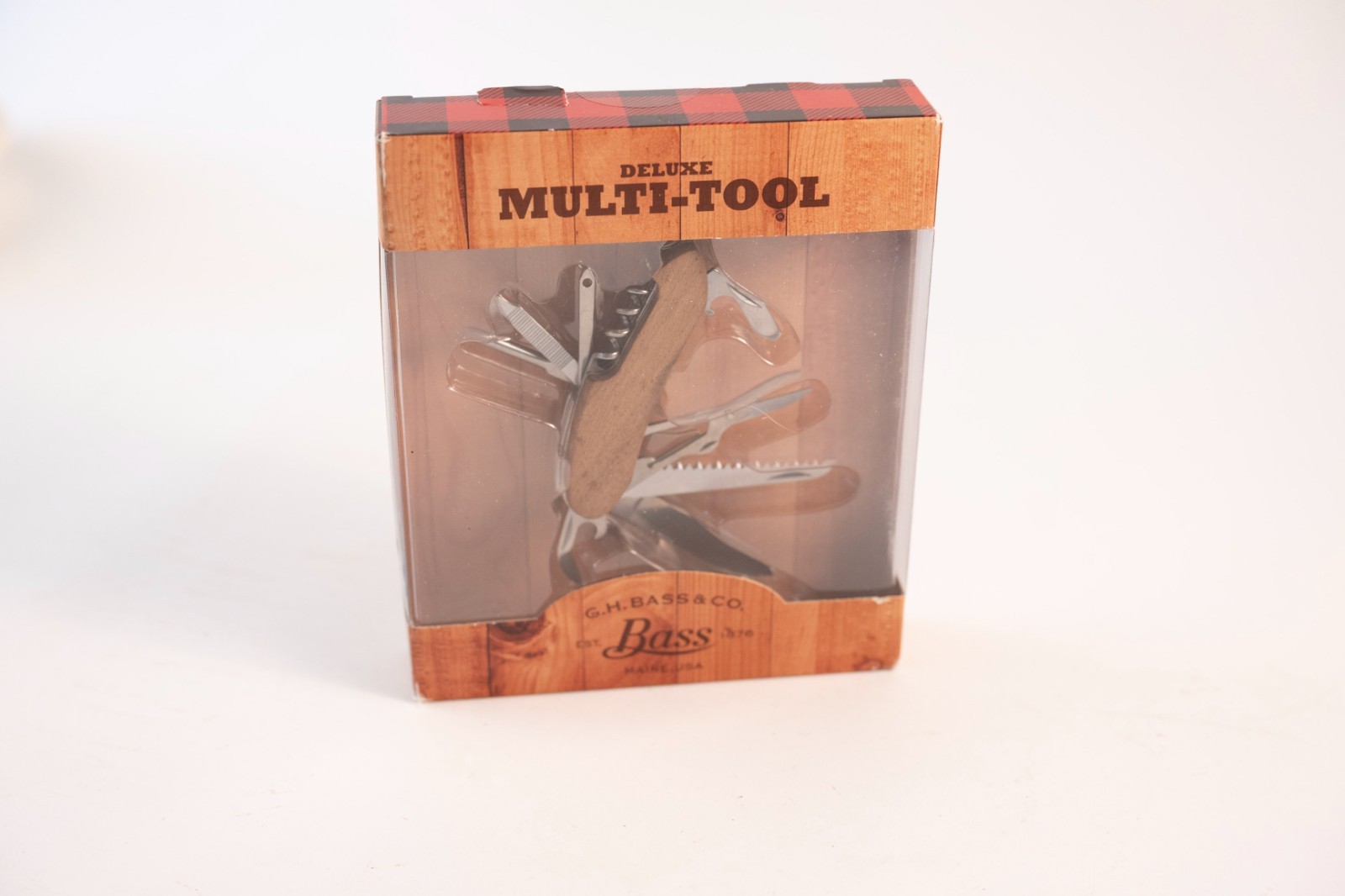 GH Bass & Co Deluxe Multi Tool – New in Box – Wood Handle