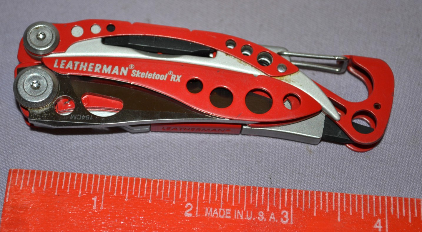 OEM Leatherman Skeletool RX Red Multi-Tool Knife, Pliers & Other Tools — Great