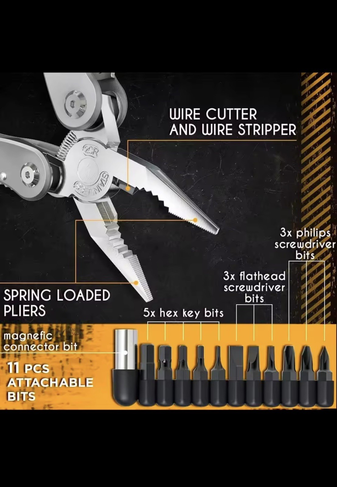 Multitool Plier Knife Screwdriver