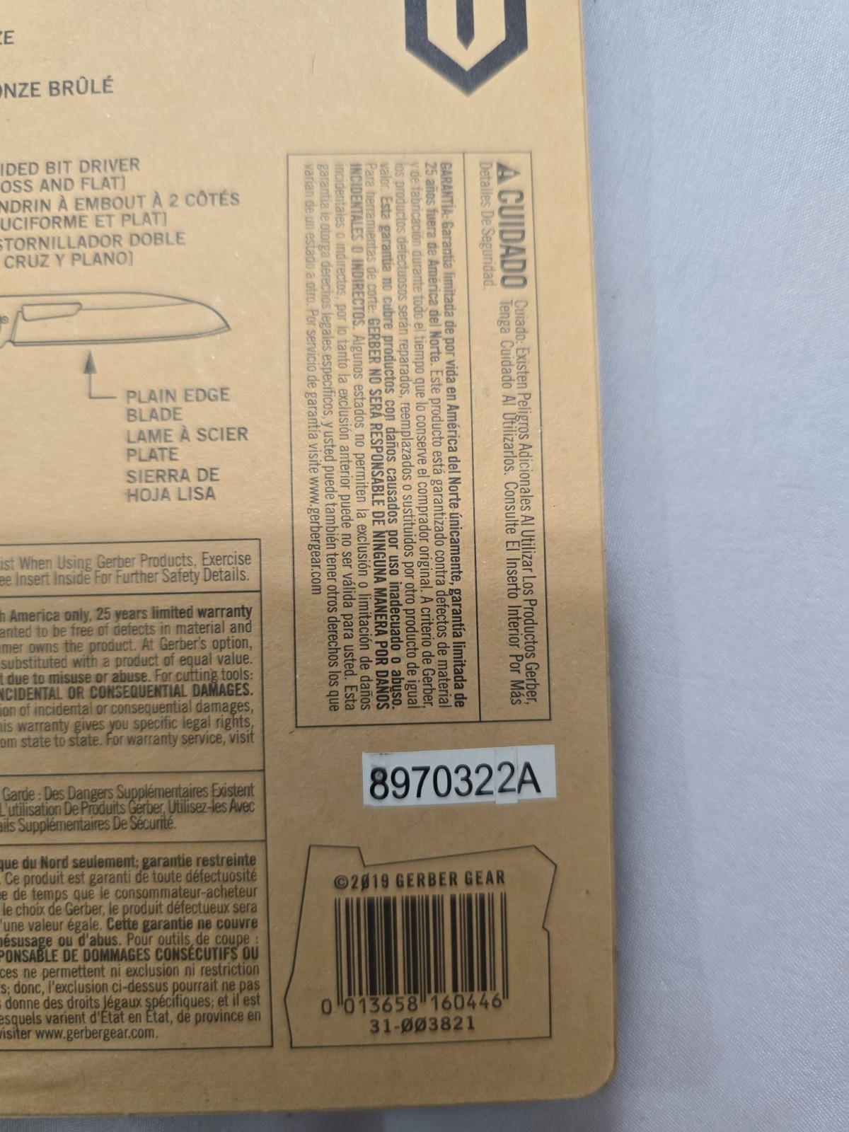 Gerber Armbar Slim Drive Multi-Tool Brand New In Package BRONZE