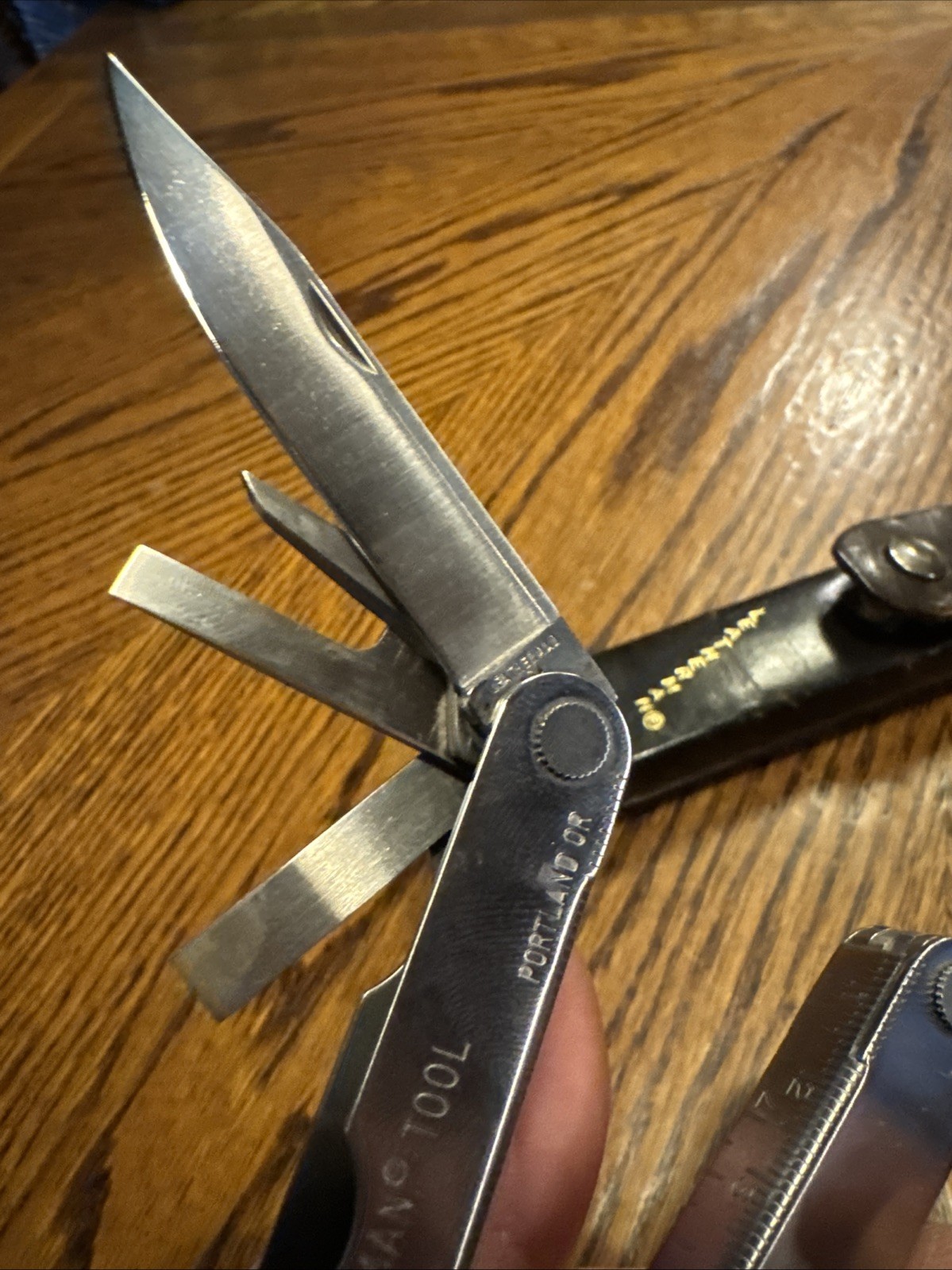 Retired 1995 Leatherman Multi-Tool US Reg TM 1325473 Portland OR & Leather Case