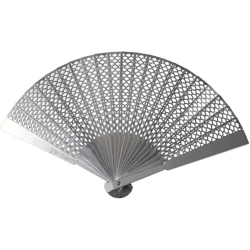 Titanium Alloy Folding Fan Chinese Style Metal Kung Fu Fan Tai Chi Fan