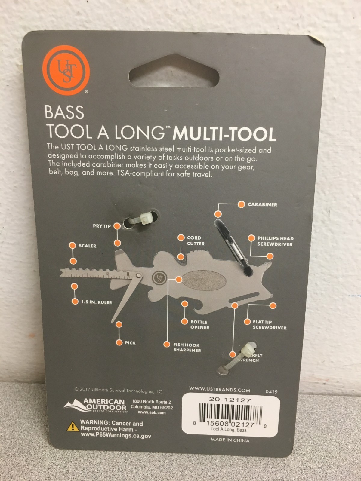 UST Brands Tool A Long Bass Multi-Tool 1 pc 20-12127