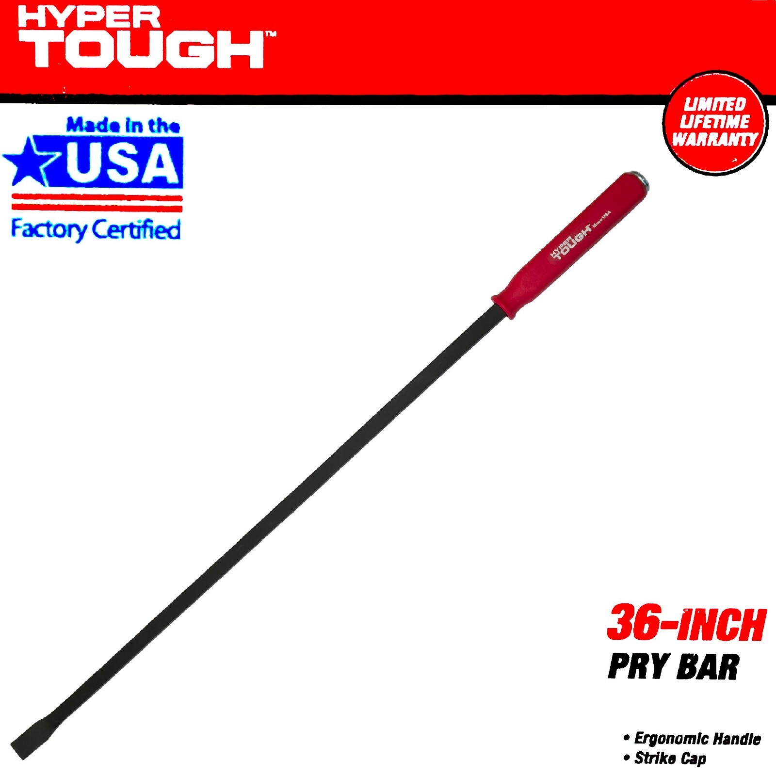 84279 TOUGH Tool, 36” Pry Bar USA Made, 085432084279