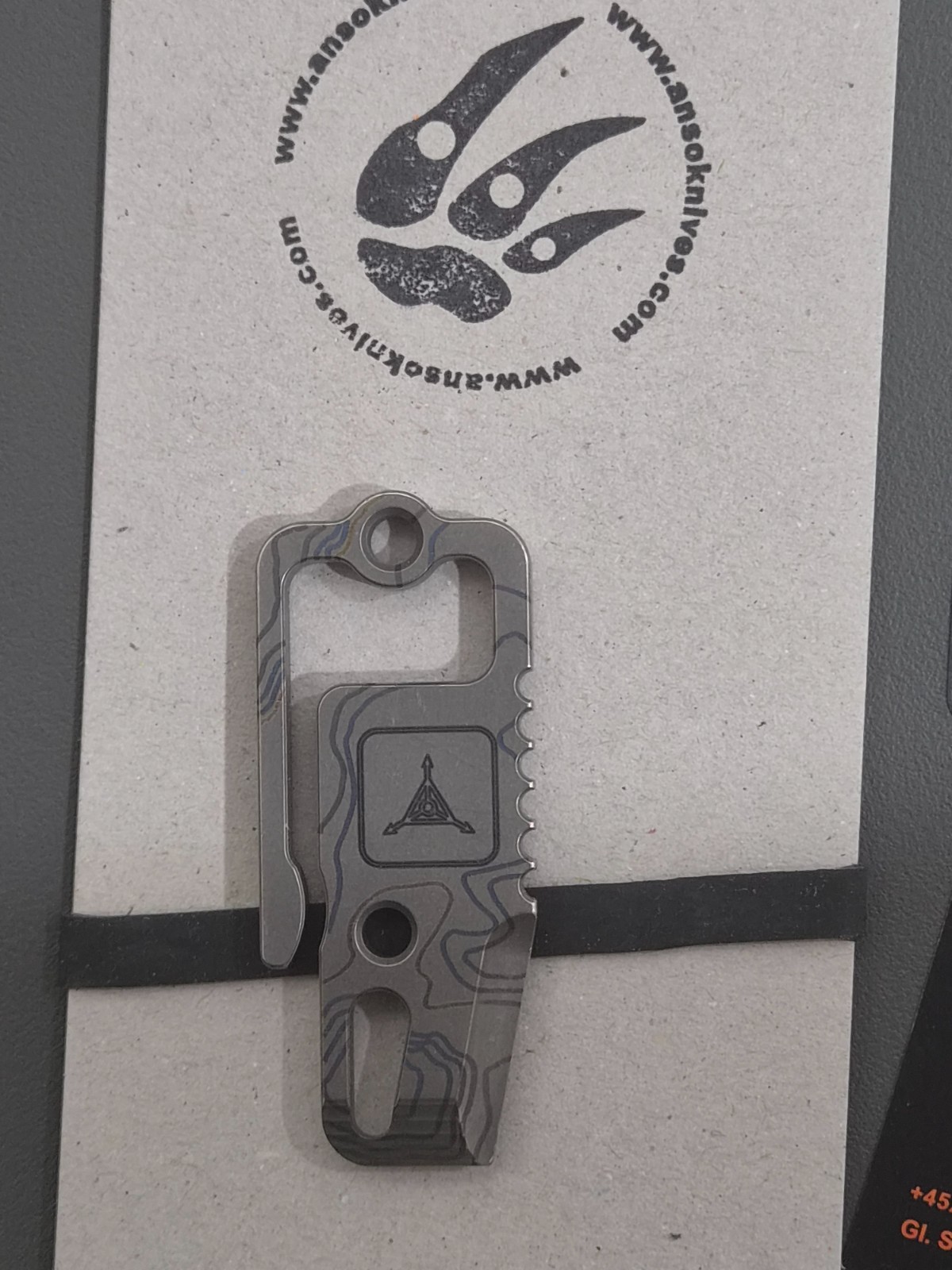 Triple Aught Design TAD Go For Tool Anso Edition Titanium Topo