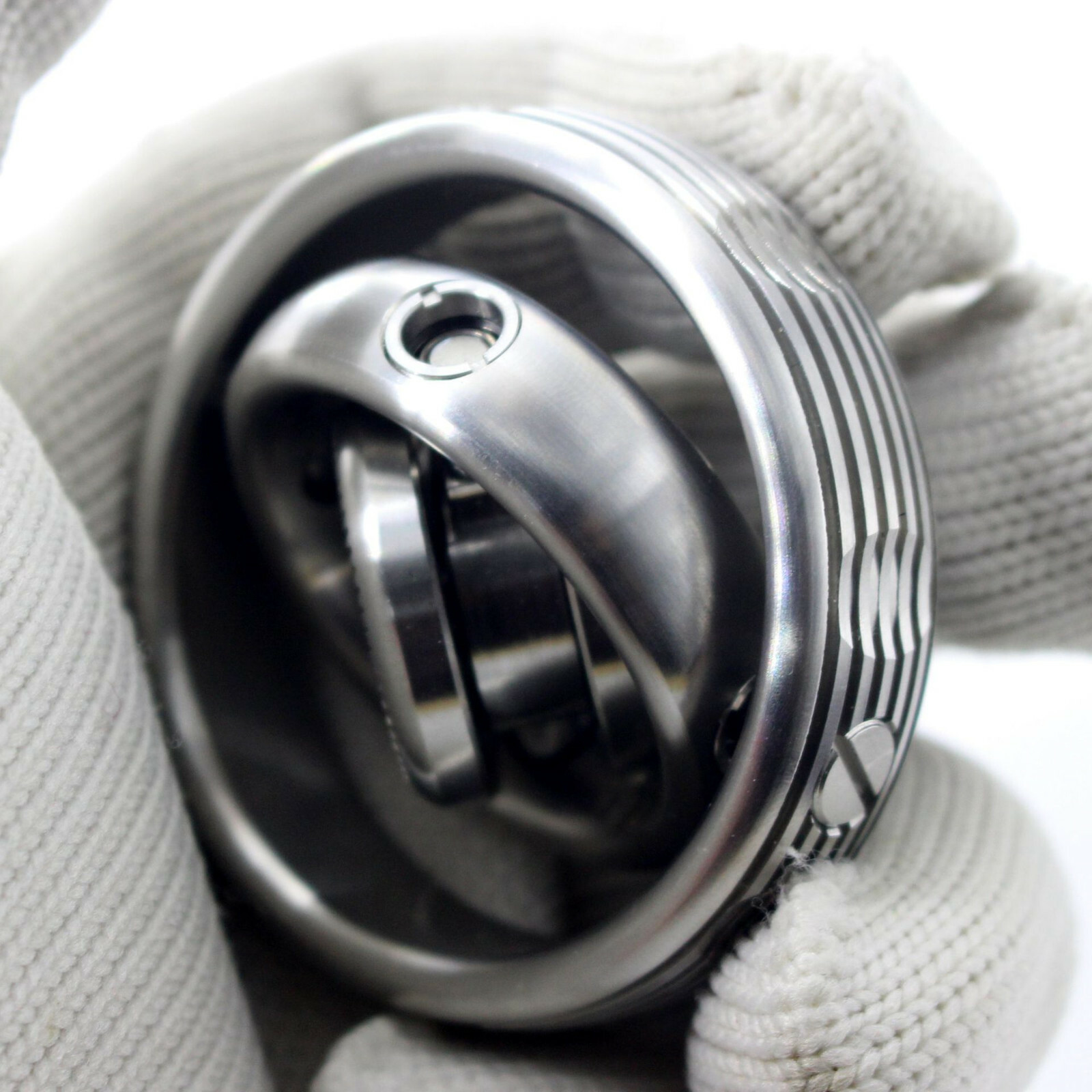 EDC Gear Gyroscope Toy Stainless Steel Hand Fidget Stress Relief Focus Toy Gyro