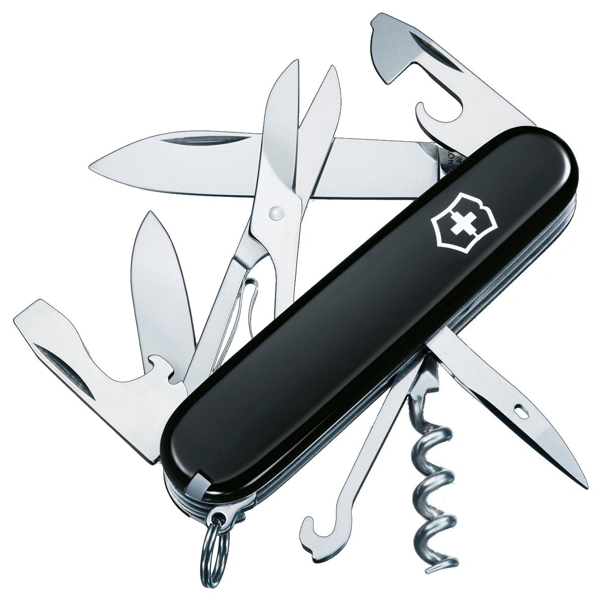 Climber Swiss Army Knife Black Blister PackNEW