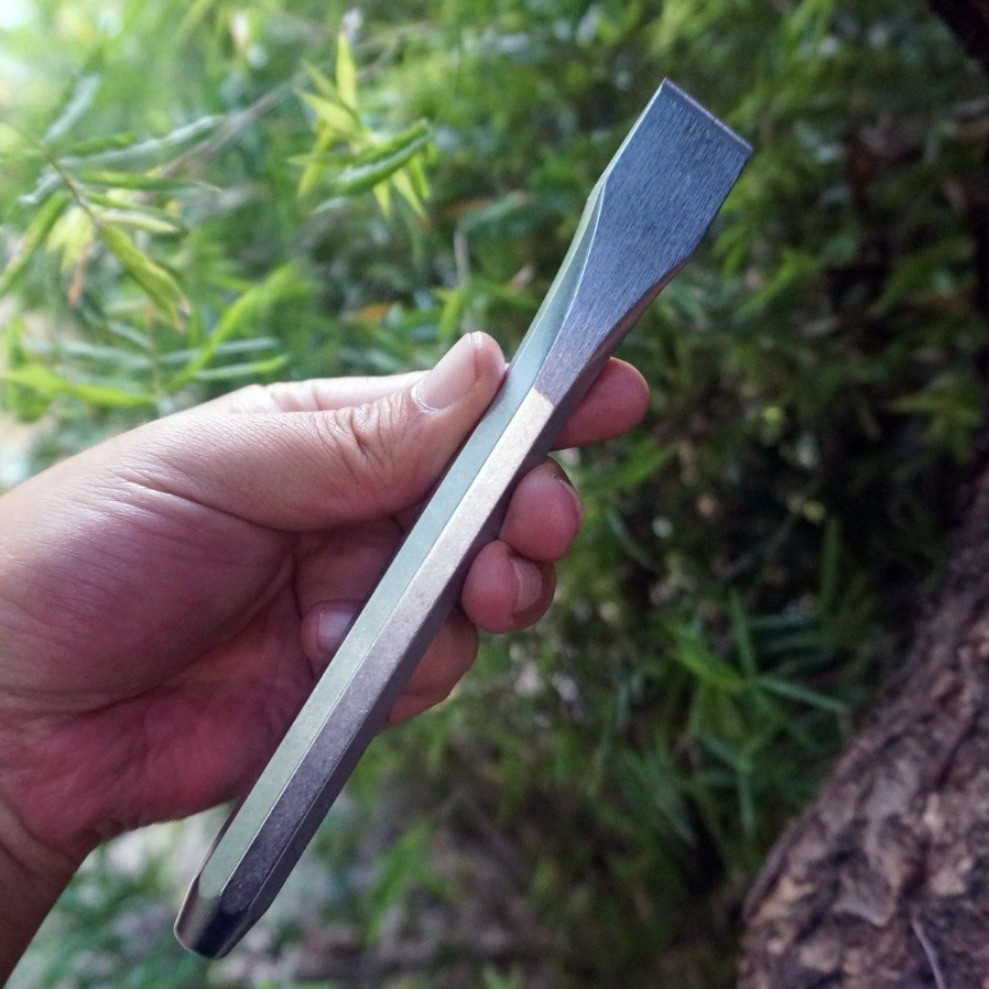 PB805 Octagonal shaft flat chisel carbon Steel Pry Bar