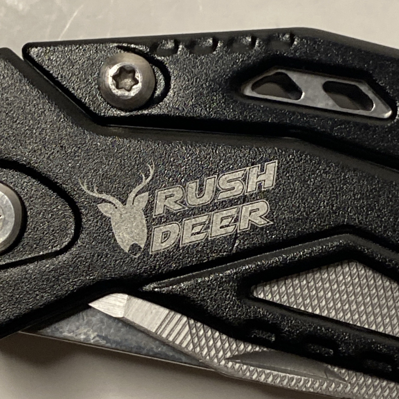 Rush Deer Hammer Multitool Folding Tool w/ Nylon Sheath