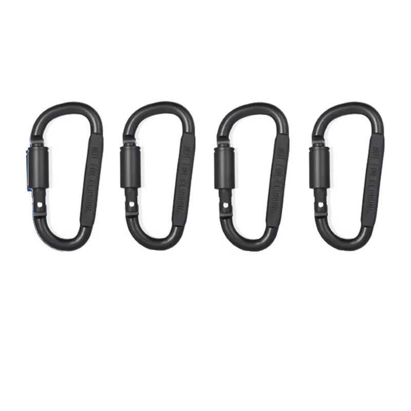 4-6PCS Carabiner Set for Key Camping Survival EDC Outdoor Keychain Clip Alloy Al