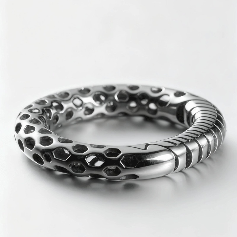 TC4 CNC Hollow-out Design Keychain Carabiner Ring Belt Waist Hanging Buckle EDC