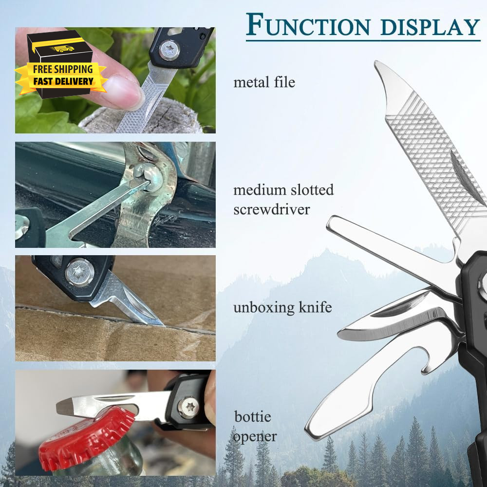 MINI Multitool Pliers, Christmas Birthday Gifts for Men Boyfriend Dad Husband Wo